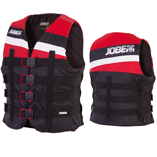 Jobe 4 Buckle unisex zwemvest rood