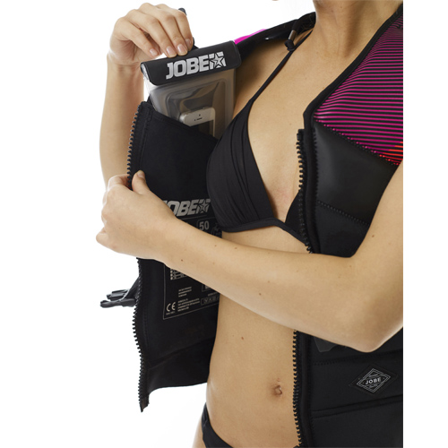 Jobe unify vest dames roze zwart