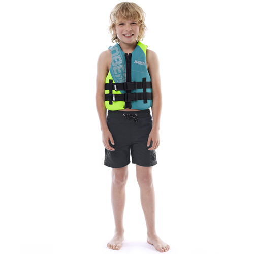 Jobe neopreen zwemvest kind teal blauw