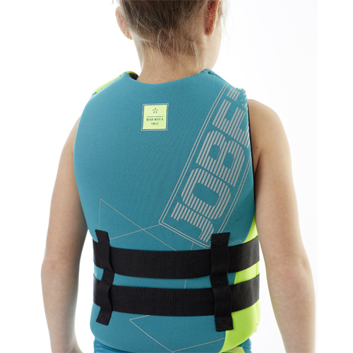 Jobe neopreen zwemvest kind teal blauw