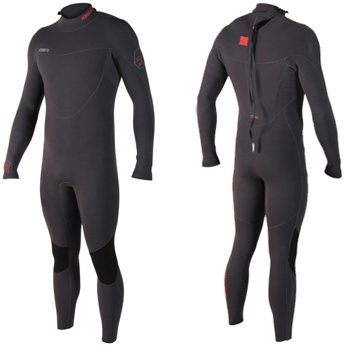 Jobe portland 3/2 grafiet grijs heren wakeboard fullsuit