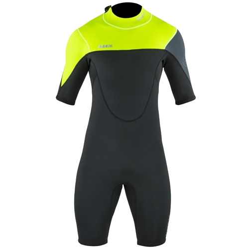 Montgomery platform Kardinaal perth shorty wetsuit heren 3|2mm lime green kopen? | wetsuit.be