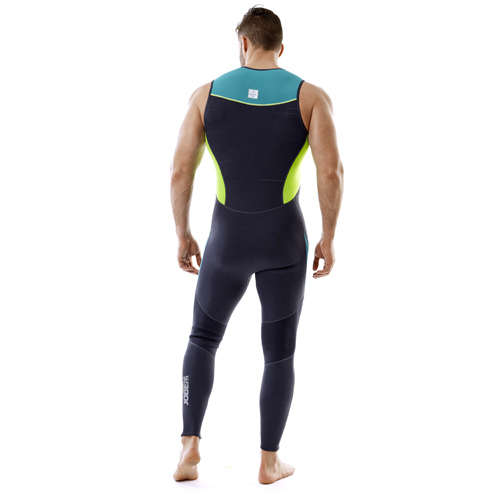  toronto long john 2mm wetsuit heren blauw