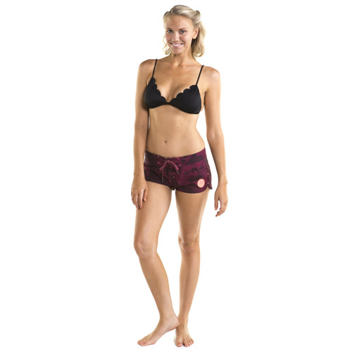 Jobe boardshort dames bordeaux rood