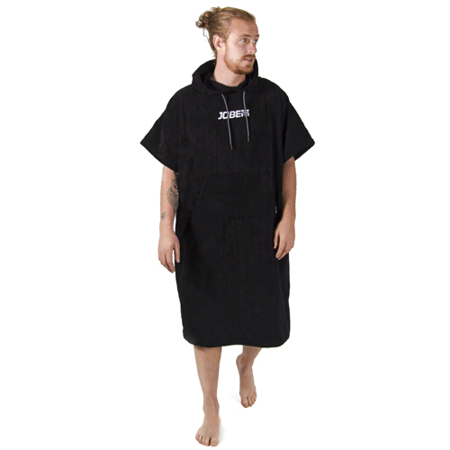 Jobe omkleed poncho zwart