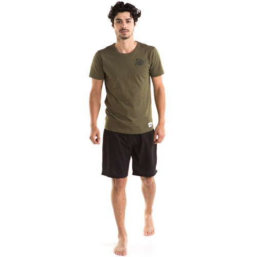 Jobe casual t-shirt heren leger groen