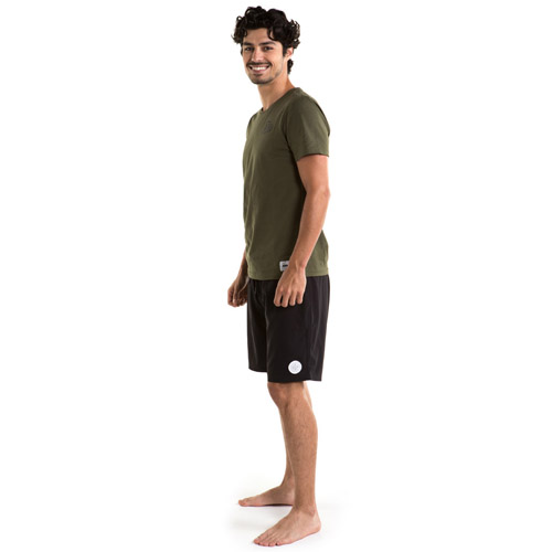 Jobe casual t-shirt heren leger groen