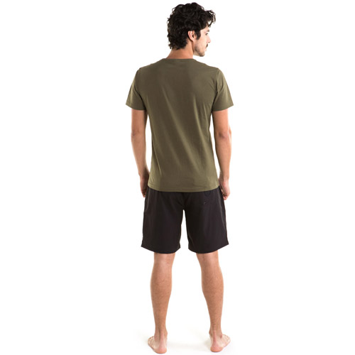 Jobe casual t-shirt heren leger groen