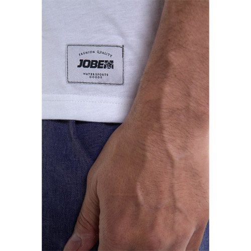 Jobe casual logo t-shirt heren white