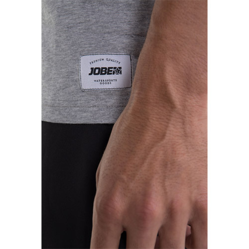 Jobe casual logo t-shirt heren grijs