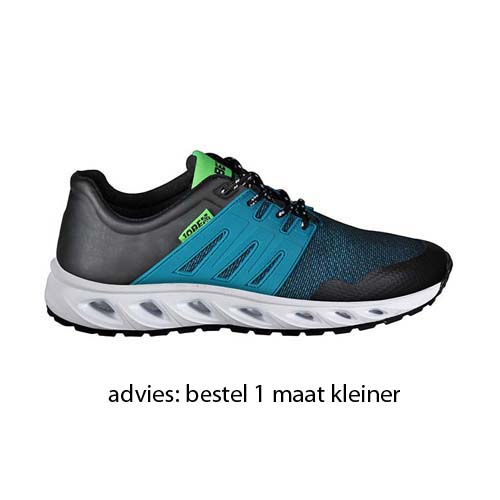 Jobe discover waterschoen lage sneaker teal blauw