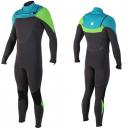 Jobe perth 3/2 chest zip teal blauw heren fullsuit