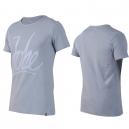 Jobe script t-shirt heren fog blauw