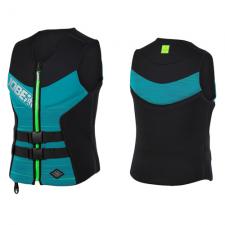 gesegmenteerd neopreen zwemvest heren blauw