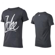 script t-shirt heren grafiet grijs