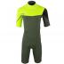 boston shorty wetsuit kind 2mm army green